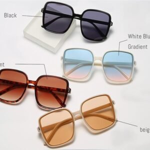 Gafas de sol mujer cuadradas · Ligereza HD & protección UV 400